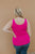 Let's Go Essential Reversible Tank - Pink