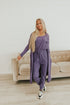 Let's Go Textured Jumpsuit And Cardigan Set