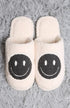Super Lux Color Smiley Face Slippers - Black