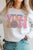 GROOVY NEW YEAR VIBES 2024 Graphic Sweatshirt