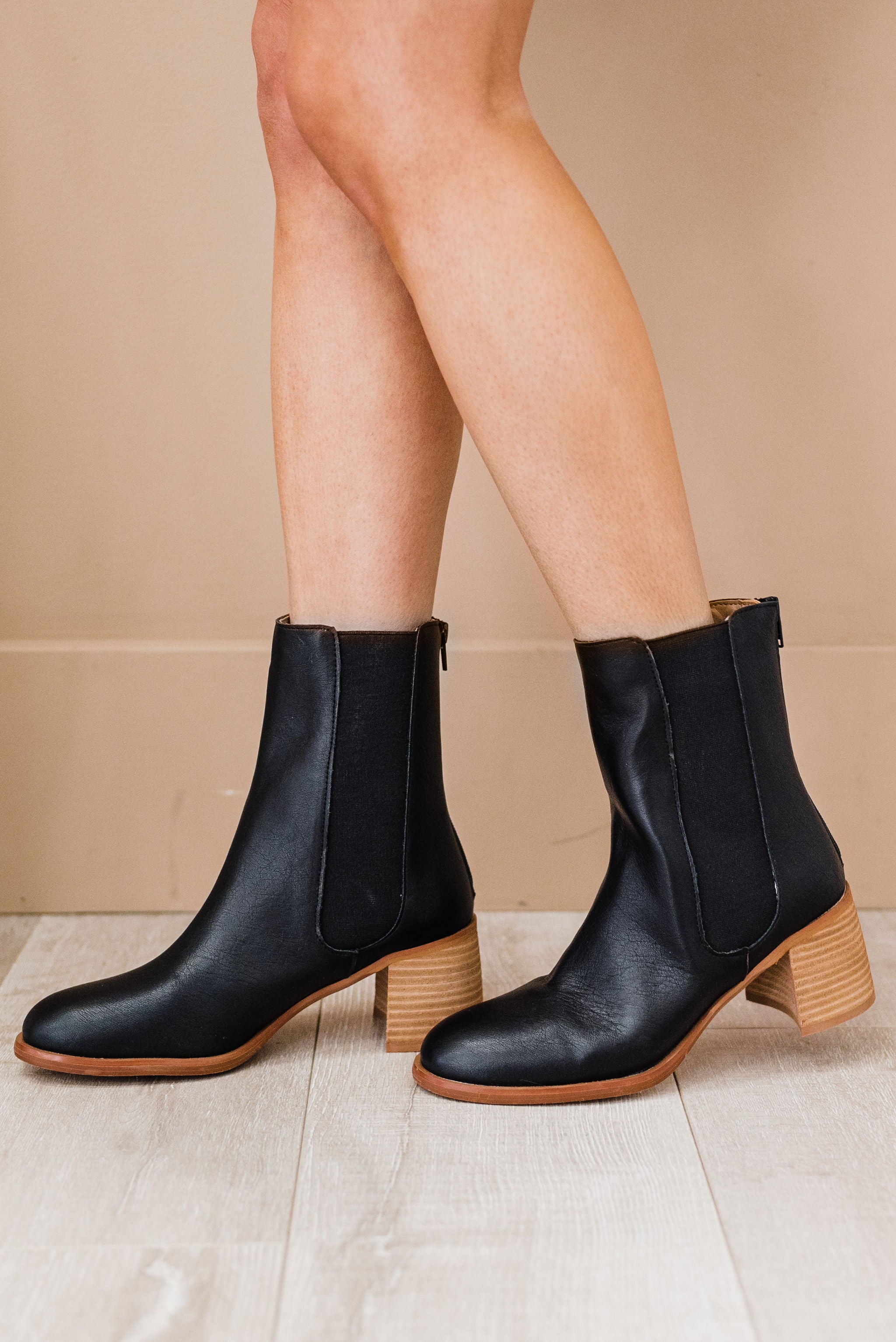 women ankle boots low heel winter fashion