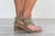 Sariah Leopard Print Sandals- Beige