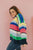 You Should Be Here Color Block Sweater